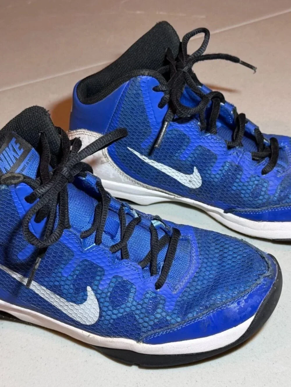 Nike Air Without A Doubt GS 5Y Royal Blue Basketball Shoes